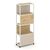 Шелф Мобайл Стеллаж 5 уровней 1 секция 1200x400x2000 VR.LT-STK-504.12 Тиквуд Светлый/Металл Белый/W-04, Основной цвет: Тиквуд Светлый/Металл Белый/W-04, Ширина: 1200, Высота: 2000, Глубина: 400, Максимальная ширина: 1200, Максимальная глубина: 400, Максимальная высота: 2000, Объем: 0,143, Бренд: РИВА ООО, Артикул для сайта: VR.LT-STK-504.12, изображение 2post-test