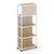 Шелф Мобайл Стеллаж 5 уровней 1 секция 1200x400x2000 VR.LT-STK-504.12 Тиквуд Светлый/Металл Белый/W-04, Основной цвет: Тиквуд Светлый/Металл Белый/W-04, Ширина: 1200, Высота: 2000, Глубина: 400, Максимальная ширина: 1200, Максимальная глубина: 400, Максимальная высота: 2000, Объем: 0,143, Бренд: РИВА ООО, Артикул для сайта: VR.LT-STK-504.12, изображение 3post-test