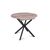 Стол Твист 90+30 круглый раздвижной 90x90x76 90x90x76 00000056653000003729 Бежевый, Основной цвет: Бежевый, Ширина: 90, Высота: 76, Глубина: 90, Материал: ЛДСП, Максимальная ширина: 90, Максимальная глубина: 90, Максимальная высота: 76, Цвет опоры: Черный, Механизм: Flip/Ручной, Страна производитель: Россия, Объем: 0,616, Бренд: ЛЮКССОФА ООО, Артикул для сайта: 00000056653000003729, изображение 3post-test