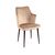 Стул Хант с подлокотниками 52x62x86 82608 бархат бежевый 5 / черный конус, Основной цвет: бархат бежевый 5 / чёрный конус, Ширина: 52, Высота: 86, Глубина: 62, Материал: Бархат, Максимальная ширина: 52, Максимальная глубина: 62, Максимальная высота: 86, Вес: 9,5, Цвет опоры: Черный матовый, Механизм: Без механизма, Гарантия: Да, Страна производитель: Россия, Объем: 0,277, Бренд: TOP CONCEPT, Артикул для сайта: 82608, изображение 2post-test