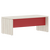Стол руководителя прямой, Основной цвет: Сосна Эдмонт/Красный, Ширина: 2000, Глубина: 900, Высота: 750post-test