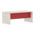 Стол руководителя прямой, Основной цвет: Сосна Эдмонт/Красный, Ширина: 1800, Глубина: 900, Высота: 750post-test