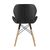 Стул Бон 480x540x710 ДК-19122601 блак (DC-19122601 black) Чёрный, Основной цвет: Чёрный, Ширина: 480, Материал основания: Массив дерева, Высота: 710, Глубина: 540, Материал: Экокожа, Каркас: Массив дерева, Вес: 5, Цвет опоры: Коричневый, Материал сиденья: экокожа, Цвет сиденья: Черный, Артикул: ДК-19122601 блак (DC-19122601 black), изображение 4post-test