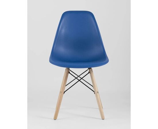 Стул Eames Style DSW, Основной цвет: Синий/дер.ножки, Ширина: 460, Глубина: 420, Высота: 810, Материал каркаса: Массив дерева, Материал ножек: Массив дерева, Материал сиденья: Пластик, Сидушка цвет: Синий, Цвет каркаса: светло коричневый, Спинка материал: Пластик, Вес: 3,4, Артикул: УТ000002361, изображение 7post-test