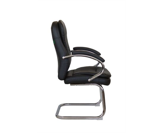 Кресло Riva Chair RCH 9024-4, Основной цвет: Черный, Ширина: 610, Глубина: 640, Высота: 1020, Материал спинки: Экокожа, Материал сидушки: Экокожа, Артикул: 9024-4, изображение 3post-test