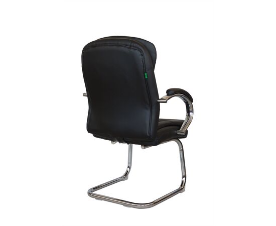 Кресло Riva Chair RCH 9024-4, Основной цвет: Черный, Ширина: 610, Глубина: 640, Высота: 1020, Материал спинки: Экокожа, Материал сидушки: Экокожа, Артикул: 9024-4, изображение 4post-test