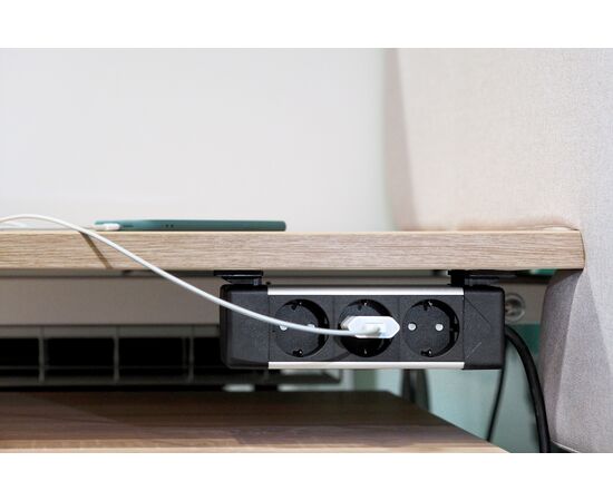 Электрический блок АНДЕРДЕСК 3 (UNDERDESK 3) силовые розетки 194x56x56 3052нев (3052new) Черный/Алюминий, Основной цвет: Черный/Алюминий , Ширина: 194, Высота: 56, Глубина: 56, Вес: 0,5, Объем: 0,0007, Артикул: 3052нев (3052new), изображение 3post-test
