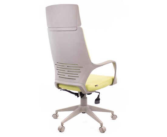 Кресло Трио Грей ТМ (Trio Grey TM) 450x460x1140 Трио Грей ТМ (Trio Grey TM) Зеленый, Основной цвет: Зеленый, Ширина: 450, Высота: 1140, Глубина: 460, Максимальная ширина: 640, Максимальная глубина: 640, Максимальная высота: 1220, Материал подлокотников: Пластик, Вес: 14,3, Ролики: Пластиковые, Материал крестовины: Пластик, Материал сиденья: ткань, Механизм: ТопГан Мульти, Подголовник: Да, Регулировка подголовника: Нет, Материал спинки: ткань, Рекомендованная максимальная нагрузка: 120 кг, Цвет крестовины: Серый, Цвет подлокотников: Серый, Объем: 0,12, изображение 3post-test