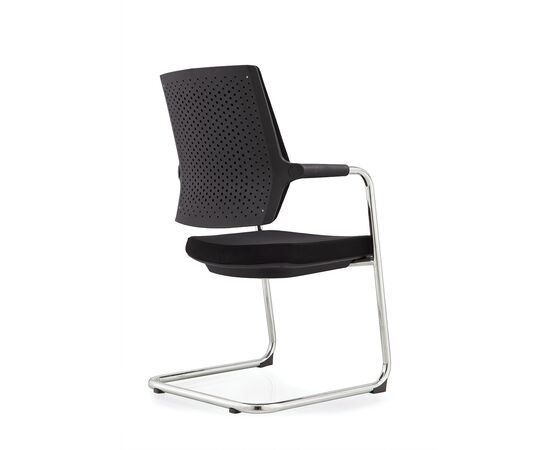 Кресло Трад 1 СФ (Trad 1 CF) 550x530x950 Ч-240К-ОА2000*ОС800 (CH-240C-OA2000*OS800) Чёрный, Основной цвет: Чёрный, Ширина: 550, Высота: 950, Глубина: 530, Материал подлокотников: Металл/экокожа, Вес: 13,05, Материал сиденья: ткань, Материал спинки: ткань, Рекомендованная максимальная нагрузка: 100 кг, Цвет подлокотников: Черный, Объем: 0,11, изображение 2post-test