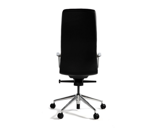 Кресло Лиллес (Lilles) 560x600x1200 ФК004-А13 блак (FK004-A13 black) Чёрный, Основной цвет: Чёрный, Ширина: 560, Высота: 1200, Глубина: 600, Материал подлокотников: Металл, Вес: 27,5, Материал крестовины: Алюминий, Материал сиденья: экокожа, Механизм: мультиблок, Подголовник: Да, Регулировка подголовника: Нет, Материал спинки: экокожа, Рекомендованная максимальная нагрузка: 130 кг, Цвет крестовины: Алюминий, Регулировка спинки: Нет, Цвет подлокотников: Хром, Объем: 0,34, изображение 2post-test