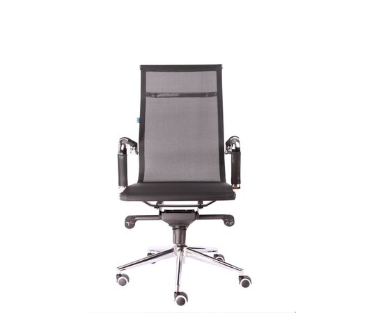 Кресло Опера М (Opera M) 560x660x1140 ЕК-01Кв Меш Блак (EC-01Q Mesh Black) Чёрный, Основной цвет: Чёрный, Ширина: 560, Высота: 1140, Глубина: 660, Материал подлокотников: Металл/сетка, Вес: 33, Материал крестовины: Сталь, Материал сиденья: сетка, Механизм: мультиблок, Материал спинки: сетка, Рекомендованная максимальная нагрузка: 120 кг, Цвет крестовины: Хром, Цвет подлокотников: Черный, Объем: 0,27, Артикул: ЕК-01Кв Меш Блак (EC-01Q Mesh Black), изображение 3post-test