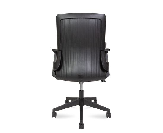Кресло Ленд ЛБ (Land LB) 640x570x1060 А13-Б-ББ (A13-B-BB) Чёрный, Основной цвет: Чёрный, Ширина: 640, Высота: 1060, Глубина: 570, Материал подлокотников: Пластик, Вес: 11, Материал крестовины: Пластик, Материал сиденья: ткань, Механизм: топ-ган, Подголовник: Нет, Материал спинки: сетка, Рекомендованная максимальная нагрузка: 120 кг, Цвет крестовины: Черный, Регулировка спинки: Нет, Цвет подлокотников: Черный, Объем: 0,11, изображение 5post-test
