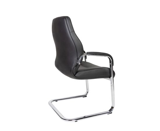Кресло Денвер СФ (CF) 640x580x950 Ф395 блак (F395 black) Чёрный, Основной цвет: Чёрный, Ширина: 640, Высота: 950, Глубина: 580, Материал подлокотников: Пластик, Вес: 25, Материал крестовины: Алюминий, Материал сиденья: экокожа, Подголовник: Да, Регулировка подголовника: Нет, Материал спинки: экокожа, Рекомендованная максимальная нагрузка: 120 кг, Цвет крестовины: Алюминий, Регулировка спинки: Да, Цвет подлокотников: Черный, Объем: 0,01, Артикул: Ф395 блак (F395 black), изображение 4post-test