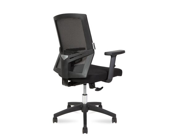 Кресло Онтарио ЛБ (LB) 640x530x1015 822Б ПЛАСТ (822B PLAST) Чёрный, Основной цвет: Чёрный, Ширина: 640, Высота: 1015, Глубина: 530, Максимальная ширина: 640, Максимальная глубина: 530, Максимальная высота: 1015, Материал подлокотников: ПУ (PU) мягкие, Вес: 12, Материал крестовины: Пластик, Материал сиденья: ткань, Механизм: топ-ган, Подголовник: Нет, Материал спинки: сетка, Рекомендованная максимальная нагрузка: 120 кг, Цвет крестовины: Черный, Регулировка спинки: Нет, Цвет подлокотников: Черный, Объем: 0,01, изображение 4post-test