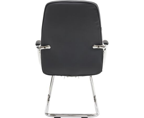 Кресло Эверпроф Веста СФ (Everprof Vesta CF) 680x510x1040 ЕП Веста КФ ПУ Блак (EP Vesta CF PU Black) Чёрный, Основной цвет: Чёрный, Ширина: 680, Высота: 1040, Глубина: 510, Материал подлокотников: Металлические хромированные с накладками из экокожи, Вес: 28,3, Материал сиденья: экокожа, Механизм: Нет, Подголовник: Нет, Материал спинки: экокожа, Рекомендованная максимальная нагрузка: 120 кг, Цвет подлокотников: Черный, Объем: 0,25, Артикул: ЕП Веста КФ ПУ Блак (EP Vesta CF PU Black), изображение 2post-test