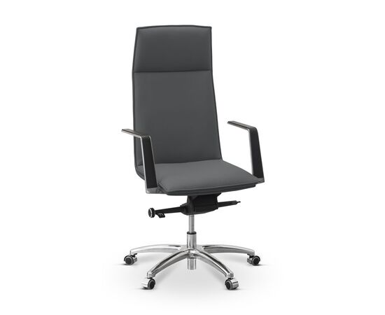 Кресло Соло 660x600x1230 серо-коричневая КН6 (CN6), Основной цвет: серо-коричневая КН6 (CN6), Ширина: 660, Высота: 1230, Глубина: 600, Вес: 23, Объем: 0,38, изображение 2post-test