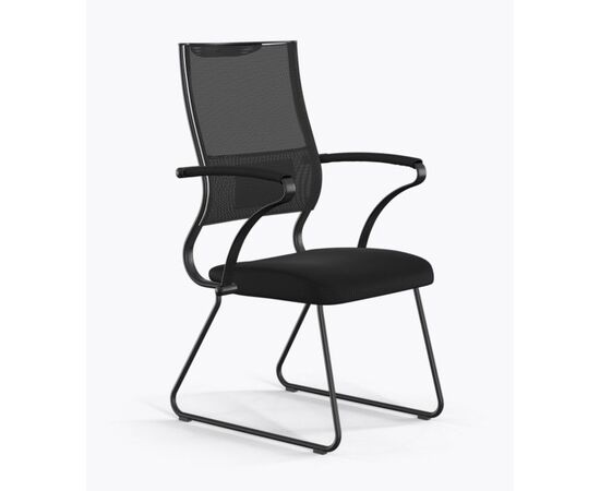 Кресло ЭргоЛайф Сит Эйр М3-290К (ErgoLife Sit Air M3-290K) 440x650x897 з509344845 (z509344845) Чёрный, Основной цвет: Чёрный, Ширина: 440, Высота: 897, Глубина: 650, Каркас: Сталь, Материал сиденья: сетчатая ткань, Материал спинки: сетка, Цвет подлокотников: Черный, Артикул: з509344845 (z509344845), изображение 2post-test