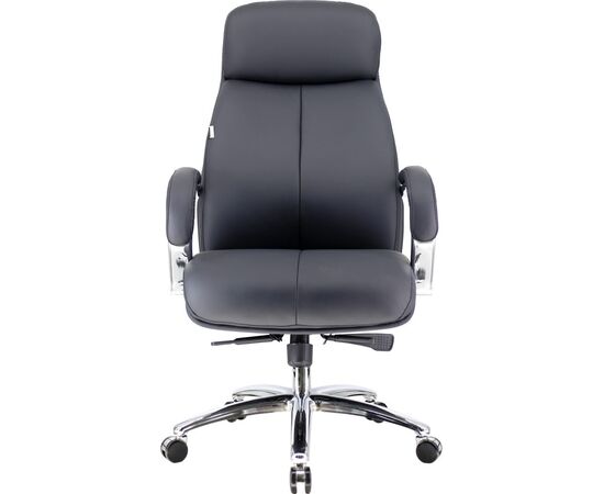 Кресло Эвр prof Макси (Everprof Maxi) 650x700x1220 ЕП Макси ПУ Блак (EP Maxi PU Black) Чёрный, Основной цвет: Чёрный, Ширина: 650, Высота: 1220, Глубина: 700, Вес: 26,8, Материал крестовины: Алюминий, Материал сиденья: экокожа, Механизм: Механизм повышенной комфортности с фиксацией в нескольких положениях, Материал спинки: экокожа, Рекомендованная максимальная нагрузка: 250 кг, Объем: 0,22, Артикул: ЕП Макси ПУ Блак (EP Maxi PU Black), изображение 3post-test