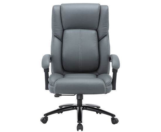 Кресло Чейрман Ч415 (CHAIRMAN CH415) 545x520x1130 Серый, Основной цвет: Серый, Ширина: 545, Высота: 1130, Глубина: 520, Максимальная ширина: 685, Максимальная глубина: 700, Максимальная высота: 1210, Материал сиденья: экокожа, Материал спинки: экокожа, Рекомендованная максимальная нагрузка: до 120 кг, изображение 3post-test