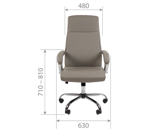 Кресло Чейрман Ч425 (CHAIRMAN CH425) 630x690x1190 Серый, Основной цвет: Серый, Ширина: 630, Ролики: Стандарт БИФМА 5 (BIFMA 5),1 (США), диаметр штока 11 мм, покрытие – полиуретан, Высота: 1190, Глубина: 690, Максимальная высота: 1290, Каркас: немонолитный, Материал сиденья: экокожа, Механизм: С возможностью фиксации кресла в рабочем положении. Регулировка кресла по высоте, Материал спинки: экокожа, Рекомендованная максимальная нагрузка: 120 кг, Цвет подлокотников: Серый, изображение 2post-test