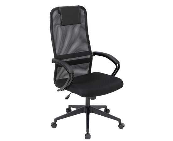Кресло Чейрман Ч612 блэк (CHAIRMAN CH612 black) 590x700x1135 Чёрный, Основной цвет: Чёрный, Ширина: 590, Ролики: Стандарт БИФМА 5 (BIFMA 5),1 (США), диаметр штока 11 мм, покрытие – полиуретан, Высота: 1135, Глубина: 700, Максимальная высота: 1230, Каркас: немонолитный, Материал сиденья: Сетчатый акрил / Полиэстер, Механизм: С возможностью фиксации кресла в рабочем положении. Регулировка кресла по высоте, Материал спинки: Сетчатый акрил / Полиэстер, Рекомендованная максимальная нагрузка: 120 кг, Цвет подлокотников: Черный, изображение 4post-test