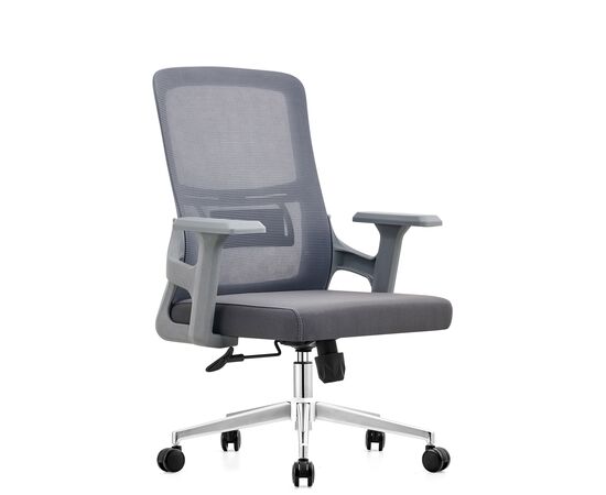 Кресло ЕП-520 (EP-520) 660x520x990 ЕП-520Г-меш-грей (EP-520G-mesh-grey) Серый, Основной цвет: Серый, Ширина: 660, Высота: 990, Глубина: 520, Максимальная высота: 1090, Материал подлокотников: Металл/ткань, Вес: 15, Материал сиденья: Ткань/Сетка, Подголовник: Да, Материал спинки: Ткань/Сетка, Рекомендованная максимальная нагрузка: 120 кг, Артикул: ЕП-520Г-меш-грей (EP-520G-mesh-grey), изображение 3post-test