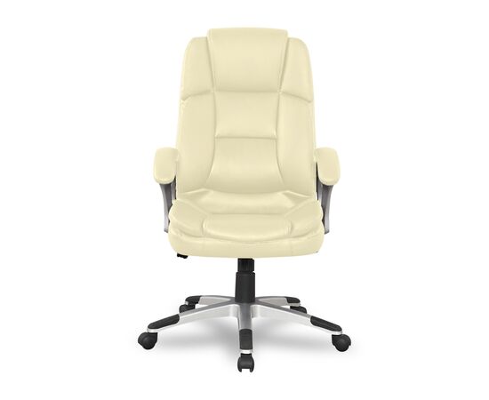 Кресло Колледж БХ-3323 (College BX-3323) 510x510x1100 БКс-3323/Беиге (BX-3323/Beige) Бежевый, Ролики: Полиамид, Стандарт БИФМА 5.1 (BIFMA 5.1), Основной цвет: Бежевый, Ширина: 510, Высота: 1100, Глубина: 510, Материал подлокотников: Ударопрочный пластик с кожаными накладками, Вес: 16,5, Материал крестовины: Стеклонаполненный полиамид 70%ПА (PA)+30%ГФ (GF), Материал сиденья: Кожа ПУ (PU), Механизм: Механизм качания с фиксацией в вертикальном положении, Материал спинки: Кожа ПУ (PU), Рекомендованная максимальная нагрузка: 120 кг, Цвет подлокотников: Бежевый, Объем: 0,16, Артикул: БКс-3323/Беиге (BX-3323/Beige), изображение 2post-test