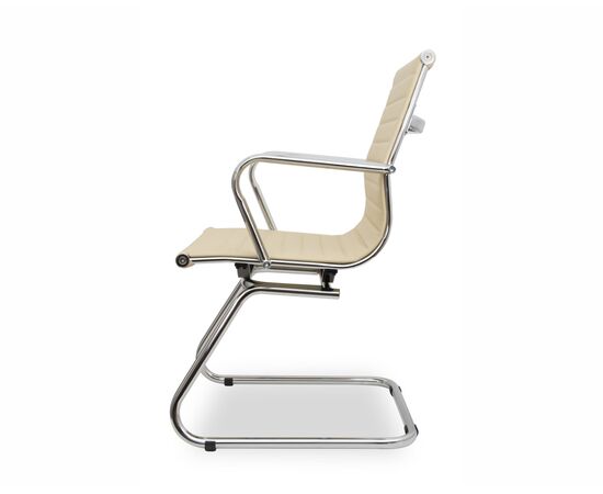 Кресло Колледж Х-916Л-3 (College H-916L-3) 520x450x900 Х-916Л-3/Беиге (H-916L-3/Beige) Бежевый, Основной цвет: Бежевый, Ширина: 520, Ролики: Нет, Высота: 900, Глубина: 450, Материал подлокотников: Хромированная сталь, Вес: 15, Материал крестовины: нет, Материал сиденья: Кожа ПУ (PU), Механизм: Нет, Материал спинки: Кожа ПУ (PU), Рекомендованная максимальная нагрузка: 120 кг, Объем: 0,21, Артикул: Х-916Л-3/Беиге (H-916L-3/Beige), изображение 2post-test