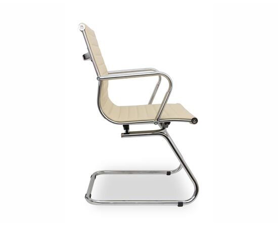 Кресло Колледж Х-916Л-3 (College H-916L-3) 520x450x900 Х-916Л-3/Беиге (H-916L-3/Beige) Бежевый, Основной цвет: Бежевый, Ширина: 520, Ролики: Нет, Высота: 900, Глубина: 450, Материал подлокотников: Хромированная сталь, Вес: 15, Материал крестовины: нет, Материал сиденья: Кожа ПУ (PU), Механизм: Нет, Материал спинки: Кожа ПУ (PU), Рекомендованная максимальная нагрузка: 120 кг, Объем: 0,21, Артикул: Х-916Л-3/Беиге (H-916L-3/Beige), изображение 3post-test