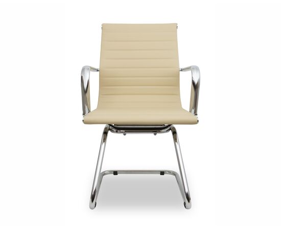 Кресло Колледж Х-916Л-3 (College H-916L-3) 520x450x900 Х-916Л-3/Беиге (H-916L-3/Beige) Бежевый, Основной цвет: Бежевый, Ширина: 520, Ролики: Нет, Высота: 900, Глубина: 450, Материал подлокотников: Хромированная сталь, Вес: 15, Материал крестовины: нет, Материал сиденья: Кожа ПУ (PU), Механизм: Нет, Материал спинки: Кожа ПУ (PU), Рекомендованная максимальная нагрузка: 120 кг, Объем: 0,21, Артикул: Х-916Л-3/Беиге (H-916L-3/Beige), изображение 4post-test