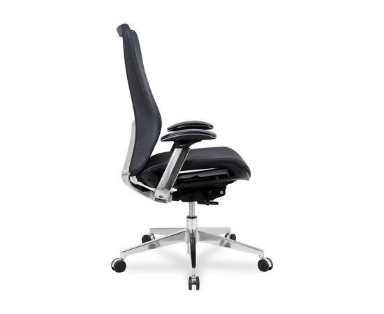 Кресло Колледж HLC-2588F (College HLC-2588F) 520x540x1050 ХЛК-2588Ф/Грей (HLC-2588F/Grey) Серый, Ролики: Полиамид+полиуретан. Подходят для паркета и ламината, Стандарт БИФМА 5.1 (BIFMA 5.1), Основной цвет: Серый, Ширина: 520, Высота: 1050, Глубина: 540, Материал подлокотников: 3Д (D). Литой алюминий с мягкими накладками, Вес: 24,5, Материал крестовины: Литой полированный алюминий, Материал сиденья: Сетка Меш (Mesh), Ткань Доубле Меш (Double Mesh), Механизм: Синхромеханизм качания с фиксацией в 4 положениях, Материал спинки: Сетка Меш (Mesh), Ткань Доубле Меш (Double Mesh), Рекомендованная максимальная нагрузка: 120 кг, Цвет подлокотников: Серый, Объем: 0,19, Артикул: ХЛК-2588Ф/Грей (HLC-2588F/Grey), изображение 2post-test