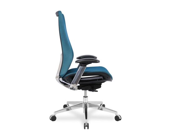 Кресло Колледж HLC-2588F (College HLC-2588F) 520x540x1050 ХЛК-2588Ф/Дарк блуе (HLC-2588F/Dark blue) Синий, Ролики: Полиамид+полиуретан. Подходят для паркета и ламината, Стандарт БИФМА 5.1 (BIFMA 5.1), Основной цвет: Синий, Ширина: 520, Высота: 1050, Глубина: 540, Материал подлокотников: 3Д (D). Литой алюминий с мягкими накладками, Вес: 24,5, Материал крестовины: Литой полированный алюминий, Материал сиденья: Сетка Меш (Mesh), Ткань Доубле Меш (Double Mesh), Механизм: Синхромеханизм качания с фиксацией в 4 положениях, Материал спинки: Сетка Меш (Mesh), Ткань Доубле Меш (Double Mesh), Рекомендованная максимальная нагрузка: 120 кг, Цвет подлокотников: синий, Объем: 0,19, Артикул: ХЛК-2588Ф/Дарк блуе (HLC-2588F/Dark blue), изображение 2post-test