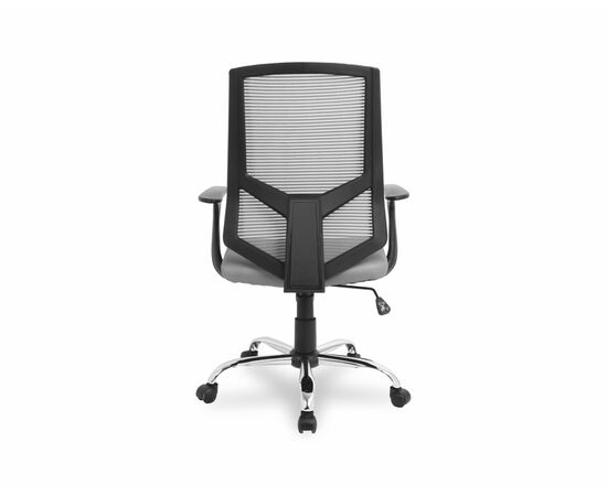 Кресло Колледж HLC-1500 (College HLC-1500) 490x490x980 ХЛК-1500/Грей (HLC-1500/Grey) Серый, Ролики: Полиамид, Стандарт БИФМА 5.1 (BIFMA 5.1), Основной цвет: Серый, Ширина: 490, Высота: 980, Глубина: 490, Материал подлокотников: Ударопрочный пластик, Вес: 14,5, Материал крестовины: Хромированная сталь, Материал сиденья: Сетка Меш (Mesh), Ткань Доубле Меш (Double Mesh), Механизм: Механизм качания с фиксацией в вертикальном положении, Материал спинки: Сетка Меш (Mesh), Ткань Доубле Меш (Double Mesh), Рекомендованная максимальная нагрузка: 120 кг, Цвет подлокотников: Черный, Объем: 0,11, Артикул: ХЛК-1500/Грей (HLC-1500/Grey), изображение 2post-test