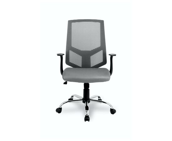 Кресло Колледж HLC-1500 (College HLC-1500) 490x490x980 ХЛК-1500/Грей (HLC-1500/Grey) Серый, Ролики: Полиамид, Стандарт БИФМА 5.1 (BIFMA 5.1), Основной цвет: Серый, Ширина: 490, Высота: 980, Глубина: 490, Материал подлокотников: Ударопрочный пластик, Вес: 14,5, Материал крестовины: Хромированная сталь, Материал сиденья: Сетка Меш (Mesh), Ткань Доубле Меш (Double Mesh), Механизм: Механизм качания с фиксацией в вертикальном положении, Материал спинки: Сетка Меш (Mesh), Ткань Доубле Меш (Double Mesh), Рекомендованная максимальная нагрузка: 120 кг, Цвет подлокотников: Черный, Объем: 0,11, Артикул: ХЛК-1500/Грей (HLC-1500/Grey), изображение 3post-test
