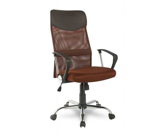Кресло Колледж H-935L-2 (College H-935L-2) 470x540x1070 Х-935Л-2/Бровн (H-935L-2/Brown) Кориневый, Ролики: Полиамид+полиуретан. Подходят для паркета и ламината, Стандарт БИФМА 5.1 (BIFMA 5.1), Основной цвет: Кориневый, Ширина: 470, Высота: 1070, Глубина: 540, Материал подлокотников: Ударопрочный пластик с хромированными вставками, Вес: 14,5, Материал крестовины: Хромированная сталь, Материал сиденья: Кожа ПУ (PU), Сетка Меш (Mesh), Ткань Доубле Меш (Double Mesh), Механизм: Механизм качания с фиксацией в вертикальном положении, Материал спинки: Кожа ПУ (PU), Сетка Меш (Mesh), Ткань Доубле Меш (Double Mesh), Рекомендованная максимальная нагрузка: 120 кг, Цвет подлокотников: Черный, Объем: 0,12, Артикул: Х-935Л-2/Бровн (H-935L-2/Brown), изображение 2post-test
