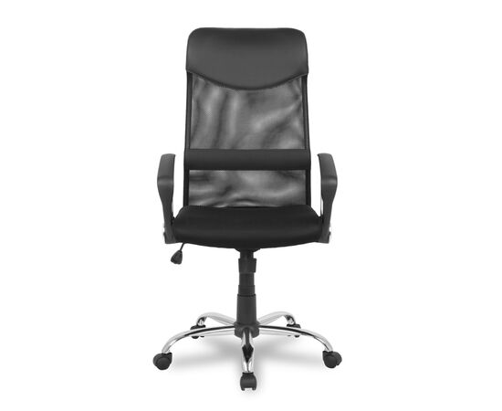 Кресло Колледж H-935L-2 (College H-935L-2) 470x540x1070 Х-935Л-2/Бровн (H-935L-2/Brown) Кориневый, Ролики: Полиамид+полиуретан. Подходят для паркета и ламината, Стандарт БИФМА 5.1 (BIFMA 5.1), Основной цвет: Кориневый, Ширина: 470, Высота: 1070, Глубина: 540, Материал подлокотников: Ударопрочный пластик с хромированными вставками, Вес: 14,5, Материал крестовины: Хромированная сталь, Материал сиденья: Кожа ПУ (PU), Сетка Меш (Mesh), Ткань Доубле Меш (Double Mesh), Механизм: Механизм качания с фиксацией в вертикальном положении, Материал спинки: Кожа ПУ (PU), Сетка Меш (Mesh), Ткань Доубле Меш (Double Mesh), Рекомендованная максимальная нагрузка: 120 кг, Цвет подлокотников: Черный, Объем: 0,12, Артикул: Х-935Л-2/Бровн (H-935L-2/Brown), изображение 5post-test