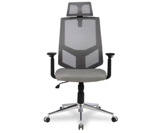 Кресло оператора Колледж HLC-1500H (College HLC-1500H) 500x480x1090 ХЛК-1500Х/Грей (HLC-1500H/Grey) Серый, Ролики: Полиамид, Стандарт БИФМА 5.1 (BIFMA 5.1), Основной цвет: Серый, Ширина: 500, Высота: 1090, Глубина: 480, Материал подлокотников: Ударопрочный пластик. Регулировка по высоте, Вес: 16, Материал крестовины: Хромированная сталь, Материал сиденья: Сетка Меш (Mesh), Ткань Доубле Меш (Double Mesh), Механизм: Механизм качания с фиксацией в вертикальном положении, Материал спинки: Сетка Меш (Mesh), Ткань Доубле Меш (Double Mesh), Рекомендованная максимальная нагрузка: 120 кг, Цвет подлокотников: Черный, Объем: 0,13, Артикул: ХЛК-1500Х/Грей (HLC-1500H/Grey), изображение 3post-test