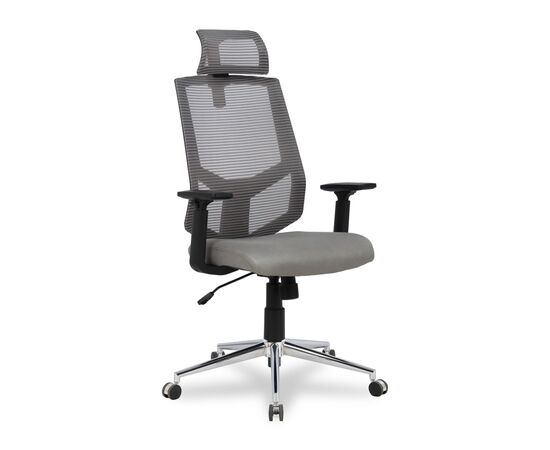Кресло оператора Колледж HLC-1500H (College HLC-1500H) 500x480x1090 ХЛК-1500Х/Грей (HLC-1500H/Grey) Серый, Ролики: Полиамид, Стандарт БИФМА 5.1 (BIFMA 5.1), Основной цвет: Серый, Ширина: 500, Высота: 1090, Глубина: 480, Материал подлокотников: Ударопрочный пластик. Регулировка по высоте, Вес: 16, Материал крестовины: Хромированная сталь, Материал сиденья: Сетка Меш (Mesh), Ткань Доубле Меш (Double Mesh), Механизм: Механизм качания с фиксацией в вертикальном положении, Материал спинки: Сетка Меш (Mesh), Ткань Доубле Меш (Double Mesh), Рекомендованная максимальная нагрузка: 120 кг, Цвет подлокотников: Черный, Объем: 0,13, Артикул: ХЛК-1500Х/Грей (HLC-1500H/Grey), изображение 4post-test