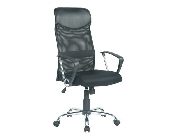 Кресло Колледж H-935L-2 (College H-935L-2) 470x540x1070 Х-935Л-2/Блак (H-935L-2/Black) Чёрный, Ролики: Полиамид+полиуретан. Подходят для паркета и ламината, Стандарт БИФМА 5.1 (BIFMA 5.1), Основной цвет: Чёрный, Ширина: 470, Высота: 1070, Глубина: 540, Материал подлокотников: Ударопрочный пластик с хромированными вставками, Вес: 14,5, Материал крестовины: Хромированная сталь, Материал сиденья: Кожа ПУ (PU), Сетка Меш (Mesh), Ткань Доубле Меш (Double Mesh), Механизм: Механизм качания с фиксацией в вертикальном положении, Материал спинки: Кожа ПУ (PU), Сетка Меш (Mesh), Ткань Доубле Меш (Double Mesh), Рекомендованная максимальная нагрузка: 120 кг, Цвет подлокотников: Черный, Объем: 0,12, Артикул: Х-935Л-2/Блак (H-935L-2/Black), изображение 4post-test