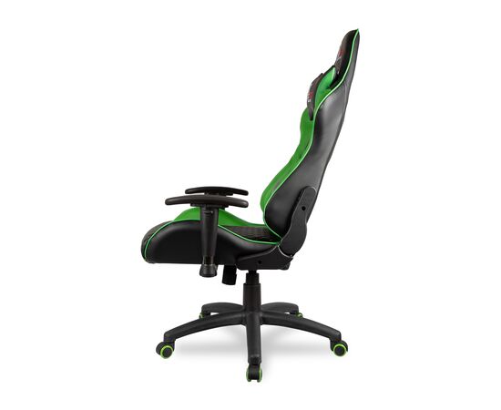Кресло Колледж БХ-3813 (College BX-3813) 560x530x1280 БКс-3813/Греен (BX-3813/Green) Черный, Зелёный, Ролики: Полиамид+полиуретан. Подходят для паркета и ламината, Стандарт БИФМА 5.1 (BIFMA 5.1), Основной цвет: Черный, Зелёный, Ширина: 560, Высота: 1280, Глубина: 530, Материал подлокотников: Стальные с пластиковыми накладками. 3Д (D)-регулировка, Вес: 21, Материал крестовины: Стеклонаполненный полиамид 70%ПА (PA)+30%ГФ (GF), Материал сиденья: Кожа ПУ (PU), Механизм: Механизм качания с фиксацией в вертикальном положении, Материал спинки: Кожа ПУ (PU), Рекомендованная максимальная нагрузка: 120 кг, Цвет подлокотников: Черный, Объем: 0,19, Артикул: БКс-3813/Греен (BX-3813/Green), изображение 6post-test