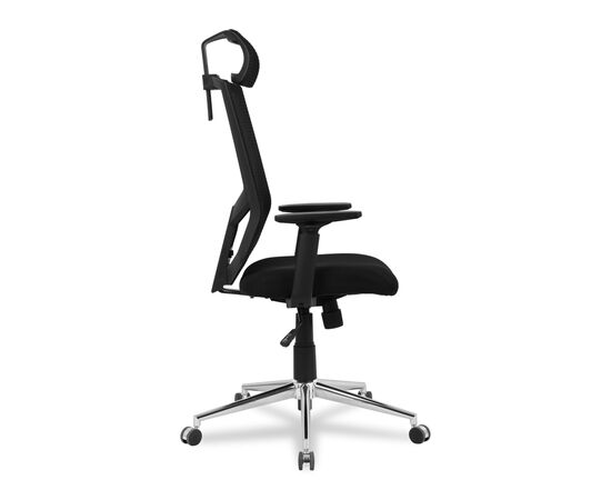 Кресло оператора Колледж HLC-1500H (College HLC-1500H) 500x480x1090 ХЛК-1500Х/Блак (HLC-1500H/Black) Чёрный, Ролики: Полиамид, Стандарт БИФМА 5.1 (BIFMA 5.1), Основной цвет: Чёрный, Ширина: 500, Высота: 1090, Глубина: 480, Материал подлокотников: Ударопрочный пластик. Регулировка по высоте, Вес: 16, Материал крестовины: Хромированная сталь, Материал сиденья: Сетка Меш (Mesh), Ткань Доубле Меш (Double Mesh), Механизм: Механизм качания с фиксацией в вертикальном положении, Материал спинки: Сетка Меш (Mesh), Ткань Доубле Меш (Double Mesh), Рекомендованная максимальная нагрузка: 120 кг, Цвет подлокотников: Черный, Объем: 0,13, Артикул: ХЛК-1500Х/Блак (HLC-1500H/Black), изображение 2post-test
