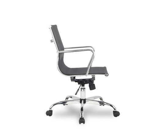 Кресло Колледж H-966F-2 (College H-966F-2) 510x450x880 Х-966Ф-2/Блак (H-966F-2/Black) Чёрный, Основной цвет: Чёрный, Ширина: 510, Ролики: Полиамид, Стандарт БИФМА 5.1 (BIFMA 5.1), Высота: 880, Глубина: 450, Материал подлокотников: Хромированная сталь, Вес: 14, Материал крестовины: Хромированная сталь, Материал сиденья: Нейлоновая сетка Меш (Mesh), Механизм: Механизм качания с фиксацией в вертикальном положении, Материал спинки: Нейлоновая сетка Меш (Mesh), Рекомендованная максимальная нагрузка: 120 кг, Объем: 0,06, Артикул: Х-966Ф-2/Блак (H-966F-2/Black), изображение 3post-test