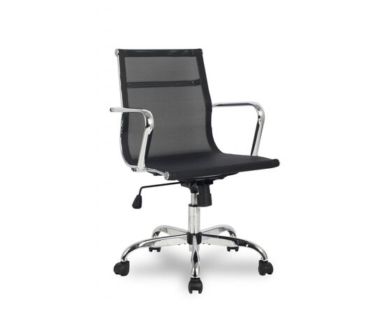 Кресло Колледж H-966F-2 (College H-966F-2) 510x450x880 Х-966Ф-2/Блак (H-966F-2/Black) Чёрный, Основной цвет: Чёрный, Ширина: 510, Ролики: Полиамид, Стандарт БИФМА 5.1 (BIFMA 5.1), Высота: 880, Глубина: 450, Материал подлокотников: Хромированная сталь, Вес: 14, Материал крестовины: Хромированная сталь, Материал сиденья: Нейлоновая сетка Меш (Mesh), Механизм: Механизм качания с фиксацией в вертикальном положении, Материал спинки: Нейлоновая сетка Меш (Mesh), Рекомендованная максимальная нагрузка: 120 кг, Объем: 0,06, Артикул: Х-966Ф-2/Блак (H-966F-2/Black), изображение 4post-test