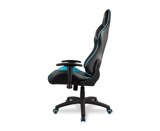 Кресло Колледж БХ-3803 (College BX-3803) 560x530x1280 БКс-3803/Блуе (BX-3803/Blue) Черный, Синий, Ролики: Полиамид+полиуретан. Подходят для паркета и ламината, Стандарт БИФМА 5.1 (BIFMA 5.1), Основной цвет: Черный, Синий, Ширина: 560, Высота: 1280, Глубина: 530, Материал подлокотников: Стальные с пластиковыми накладками. 3Д (D)-регулировка, Вес: 21, Материал крестовины: Стеклонаполненный полиамид 70%ПА (PA)+30%ГФ (GF), Материал сиденья: Кожа ПУ (PU), Механизм: Механизм качания с фиксацией в вертикальном положении, Материал спинки: Кожа ПУ (PU), Рекомендованная максимальная нагрузка: 120 кг, Цвет подлокотников: Черный, Объем: 0,19, Артикул: БКс-3803/Блуе (BX-3803/Blue), изображение 4post-test