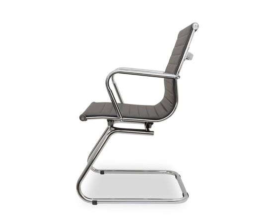 Кресло Колледж Х-916Л-3 (College H-916L-3) 520x450x900 Х-916Л-3/Блак (H-916L-3/Black) Чёрный, Основной цвет: Чёрный, Ширина: 520, Ролики: Нет, Высота: 900, Глубина: 450, Материал подлокотников: Хромированная сталь, Вес: 15, Материал крестовины: нет, Материал сиденья: Кожа ПУ (PU), Механизм: Нет, Материал спинки: Кожа ПУ (PU), Рекомендованная максимальная нагрузка: 120 кг, Объем: 0,21, Артикул: Х-916Л-3/Блак (H-916L-3/Black), изображение 2post-test