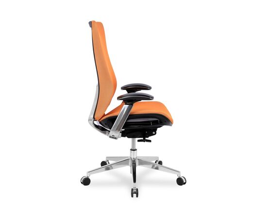Кресло Колледж HLC-2588F (College HLC-2588F) 520x540x1050 ХЛК-2588Ф/Оранге (HLC-2588F/Orange) Оранжевый, Ролики: Полиамид+полиуретан. Подходят для паркета и ламината, Стандарт БИФМА 5.1 (BIFMA 5.1), Основной цвет: Оранжевый, Ширина: 520, Высота: 1050, Глубина: 540, Материал подлокотников: 3Д (D). Литой алюминий с мягкими накладками, Вес: 24,5, Материал крестовины: Литой полированный алюминий, Материал сиденья: Сетка Меш (Mesh), Ткань Доубле Меш (Double Mesh), Механизм: Синхромеханизм качания с фиксацией в 4 положениях, Материал спинки: Сетка Меш (Mesh), Ткань Доубле Меш (Double Mesh), Рекомендованная максимальная нагрузка: 120 кг, Цвет подлокотников: Оранжевый, Объем: 0,19, Артикул: ХЛК-2588Ф/Оранге (HLC-2588F/Orange), изображение 2post-test