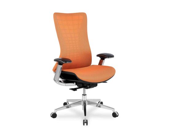 Кресло Колледж HLC-2588F (College HLC-2588F) 520x540x1050 ХЛК-2588Ф/Оранге (HLC-2588F/Orange) Оранжевый, Ролики: Полиамид+полиуретан. Подходят для паркета и ламината, Стандарт БИФМА 5.1 (BIFMA 5.1), Основной цвет: Оранжевый, Ширина: 520, Высота: 1050, Глубина: 540, Материал подлокотников: 3Д (D). Литой алюминий с мягкими накладками, Вес: 24,5, Материал крестовины: Литой полированный алюминий, Материал сиденья: Сетка Меш (Mesh), Ткань Доубле Меш (Double Mesh), Механизм: Синхромеханизм качания с фиксацией в 4 положениях, Материал спинки: Сетка Меш (Mesh), Ткань Доубле Меш (Double Mesh), Рекомендованная максимальная нагрузка: 120 кг, Цвет подлокотников: Оранжевый, Объем: 0,19, Артикул: ХЛК-2588Ф/Оранге (HLC-2588F/Orange), изображение 4post-test