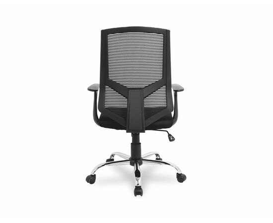 Кресло Колледж HLC-1500 (College HLC-1500) 490x490x980 ХЛК-1500/Блак (HLC-1500/Black) Чёрный, Ролики: Полиамид, Стандарт БИФМА 5.1 (BIFMA 5.1), Основной цвет: Чёрный, Ширина: 490, Высота: 980, Глубина: 490, Материал подлокотников: Ударопрочный пластик, Вес: 14,5, Материал крестовины: Хромированная сталь, Материал сиденья: Сетка Меш (Mesh), Ткань Доубле Меш (Double Mesh), Механизм: Механизм качания с фиксацией в вертикальном положении, Материал спинки: Сетка Меш (Mesh), Ткань Доубле Меш (Double Mesh), Рекомендованная максимальная нагрузка: 120 кг, Цвет подлокотников: Черный, Объем: 0,11, Артикул: ХЛК-1500/Блак (HLC-1500/Black), изображение 2post-test