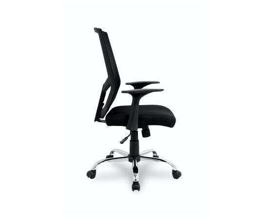 Кресло Колледж HLC-1500 (College HLC-1500) 490x490x980 ХЛК-1500/Блак (HLC-1500/Black) Чёрный, Ролики: Полиамид, Стандарт БИФМА 5.1 (BIFMA 5.1), Основной цвет: Чёрный, Ширина: 490, Высота: 980, Глубина: 490, Материал подлокотников: Ударопрочный пластик, Вес: 14,5, Материал крестовины: Хромированная сталь, Материал сиденья: Сетка Меш (Mesh), Ткань Доубле Меш (Double Mesh), Механизм: Механизм качания с фиксацией в вертикальном положении, Материал спинки: Сетка Меш (Mesh), Ткань Доубле Меш (Double Mesh), Рекомендованная максимальная нагрузка: 120 кг, Цвет подлокотников: Черный, Объем: 0,11, Артикул: ХЛК-1500/Блак (HLC-1500/Black), изображение 4post-test