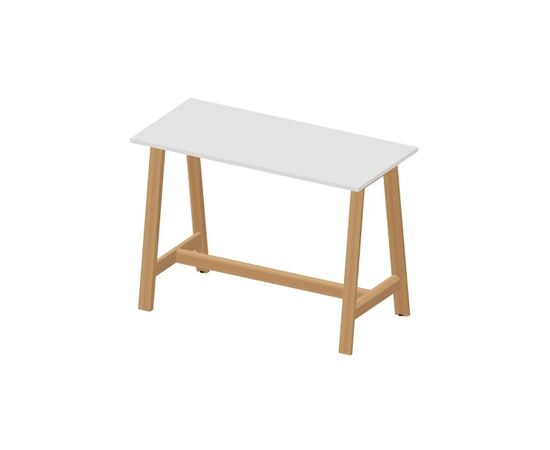 Высокий стол для переговоров Артвуд Хай (Artwood High) 1500x700x1050 АВМХ157 (AWMH157) Белый/Бук, Основной цвет: Белый/Бук, Ширина: 1500, Высота: 1050, Глубина: 700, Артикул: АВМХ157 (AWMH157), изображение 2post-test